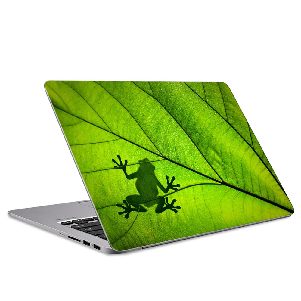 Frog Silhouette Laptop Skin