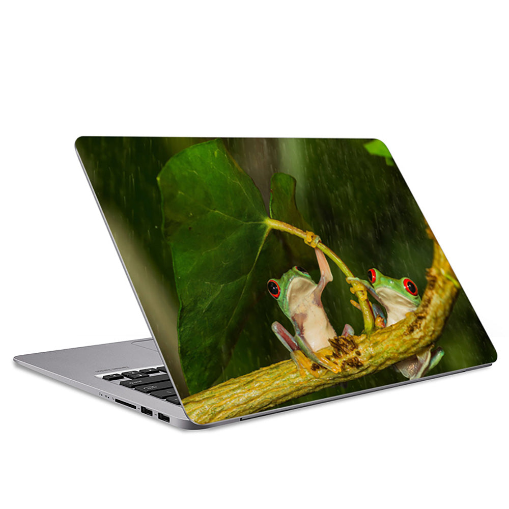 Frog Umbrella Laptop Skin