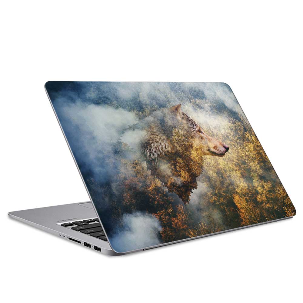 Forest Wolf Laptop Skin