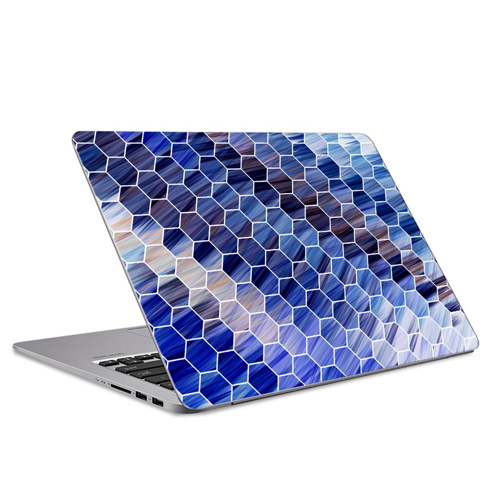Hex Blue Laptop Skin