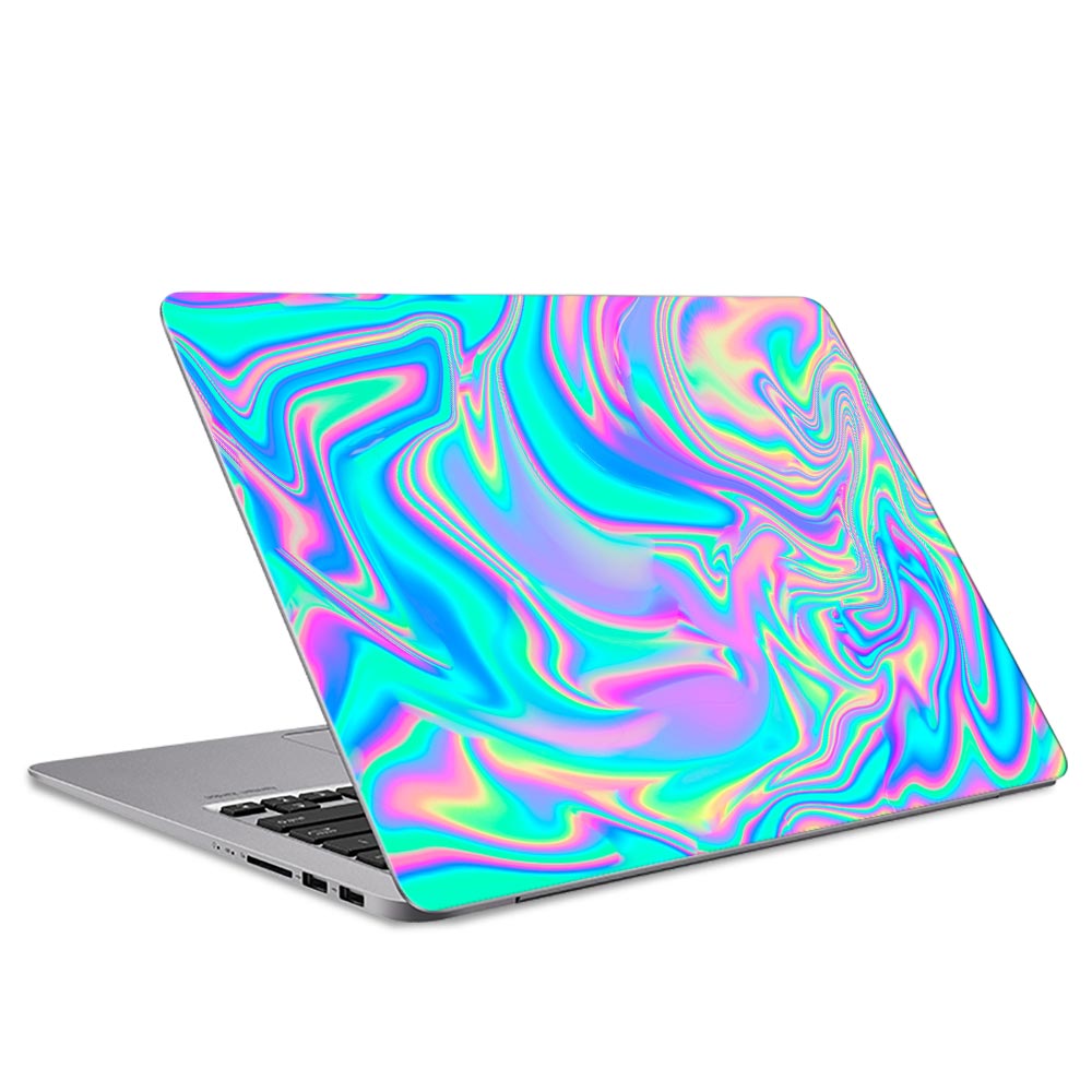 Holo Opal Swirl Laptop Skin