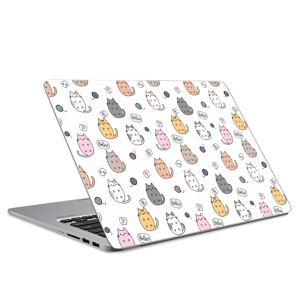 Kawaii Cats Laptop Skin