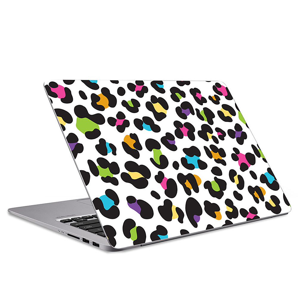 Rainbow Leopard Laptop Skin