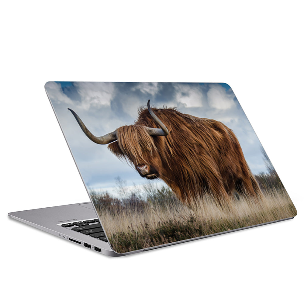Highland Cow Laptop Skin