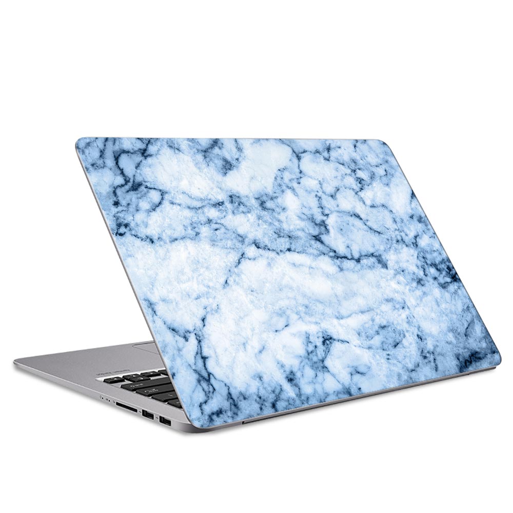 Blue Vein Marble Laptop Skin