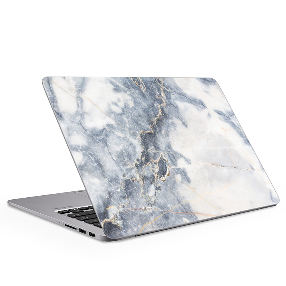 Grey Marble Gold Fleck Laptop Skin