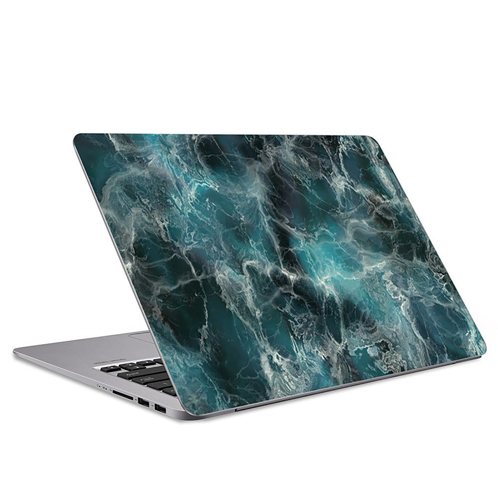 Blue Ocean Marble Laptop Skin