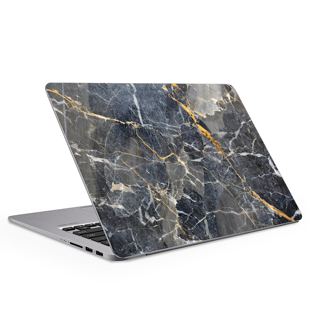 Slate Gold Marble Laptop Skin