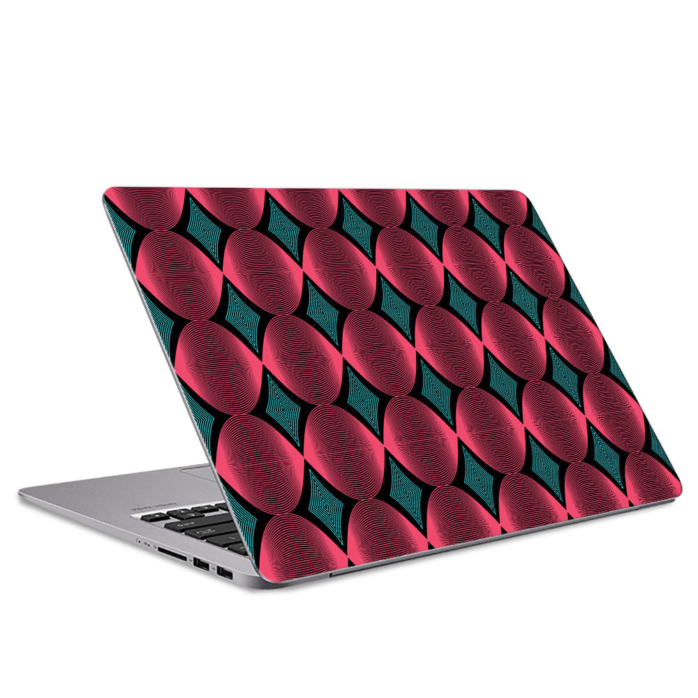 Pink Moire Laptop Skin