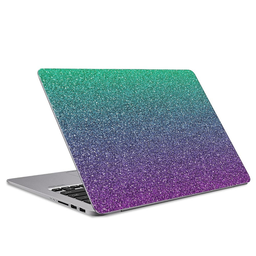 Ombre Green to Purple Laptop Skin