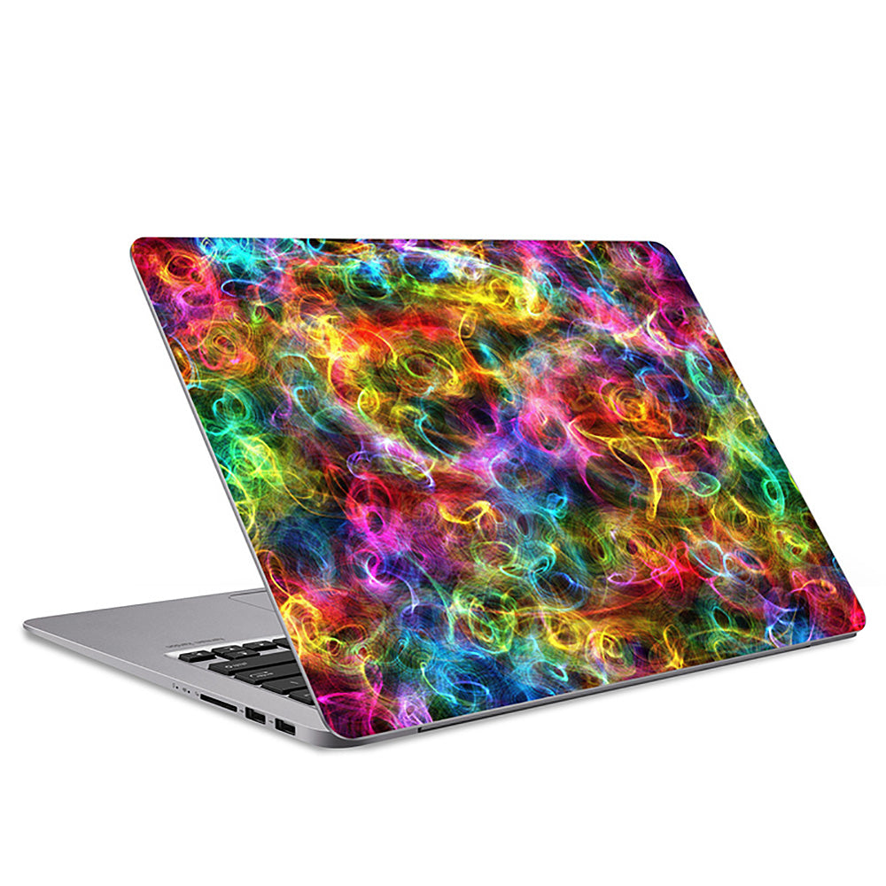 Rainbow Fluffy Laptop Skin