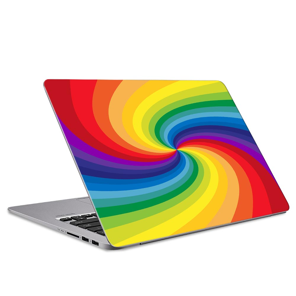 Rainbow Trance Laptop Skin