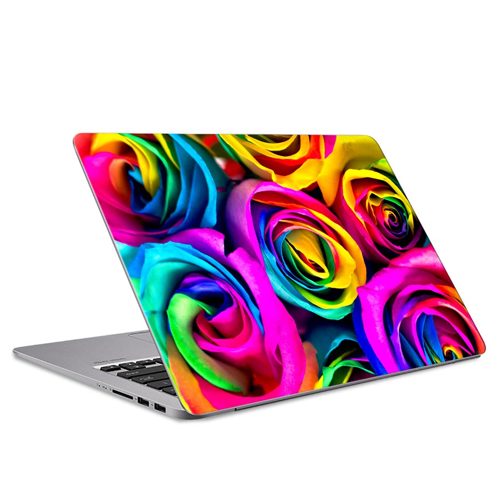 Rainbow Roses Laptop Skin