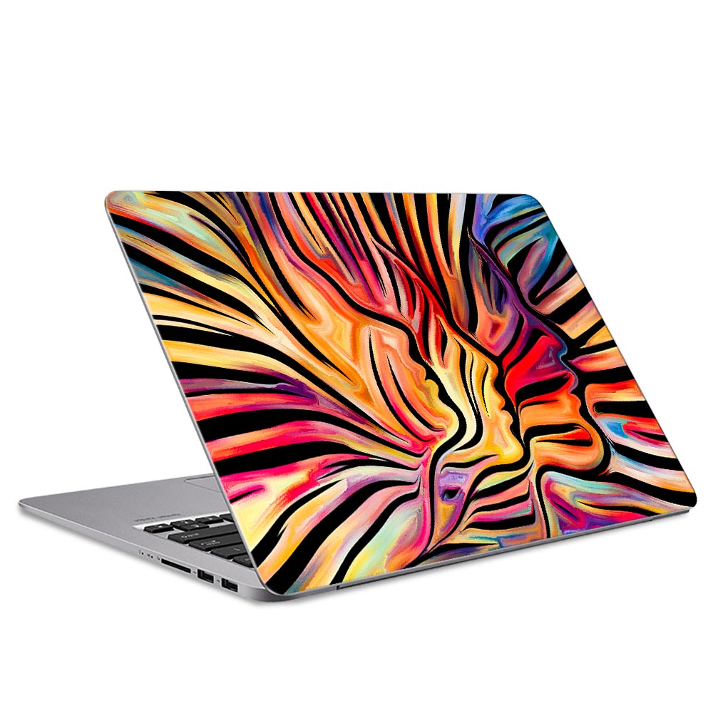 Tie Dye Silhouette Laptop Skin