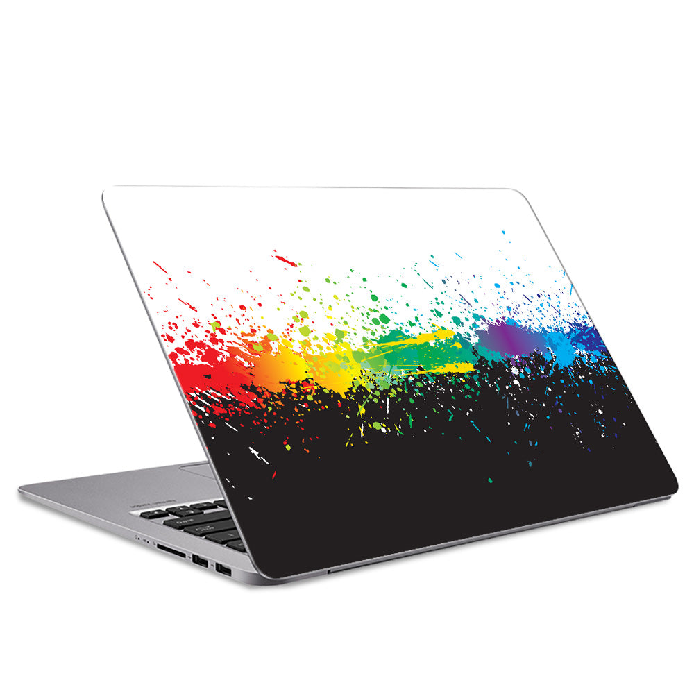 Rainbow Splash Laptop Skin