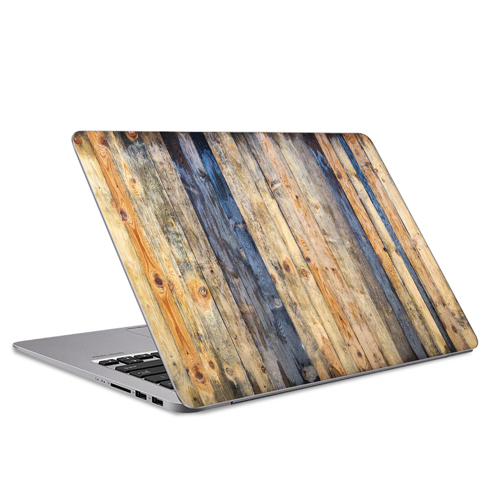 Colonial Wood Planks Laptop Skin