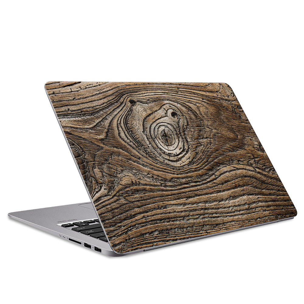 Vintage Knotted Wood Laptop Skin