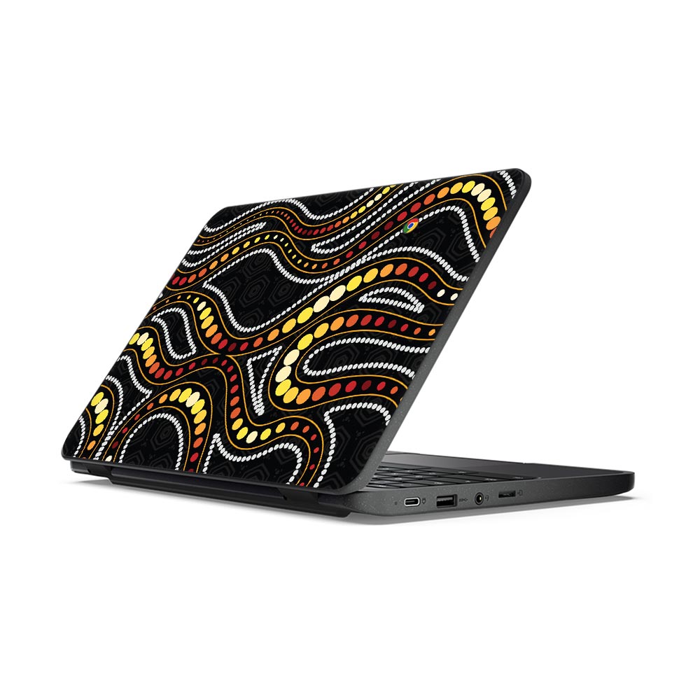 Earthen Abstract Lenovo 100E G3 11 Chromebook Skin