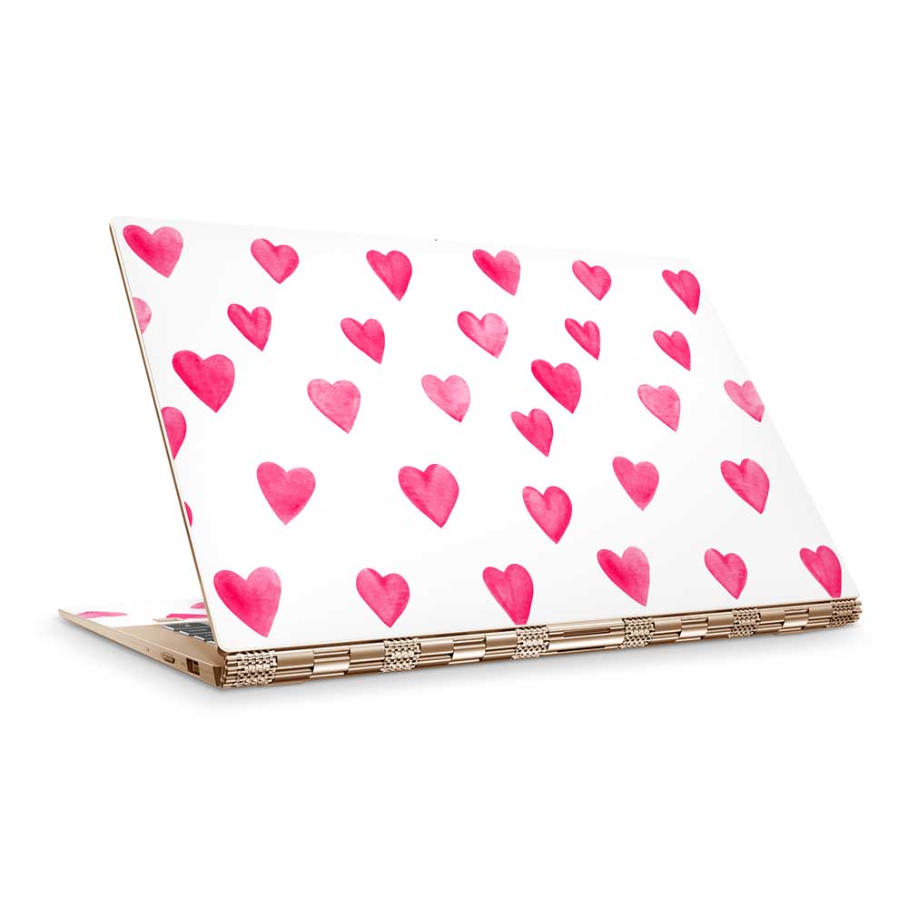 Pink Hearts Lenovo Yoga 910 Skin