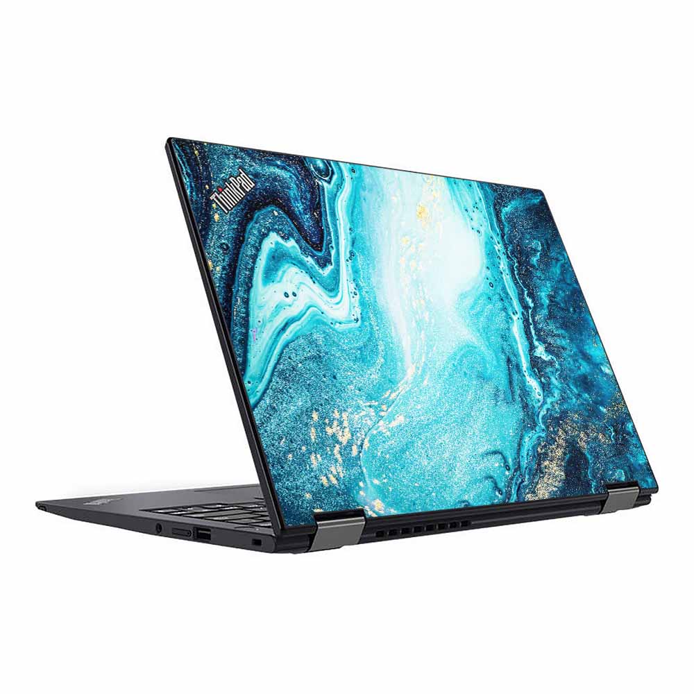 Blue River Marble Lenovo ThinkPad X13 Yoga G2 Skin