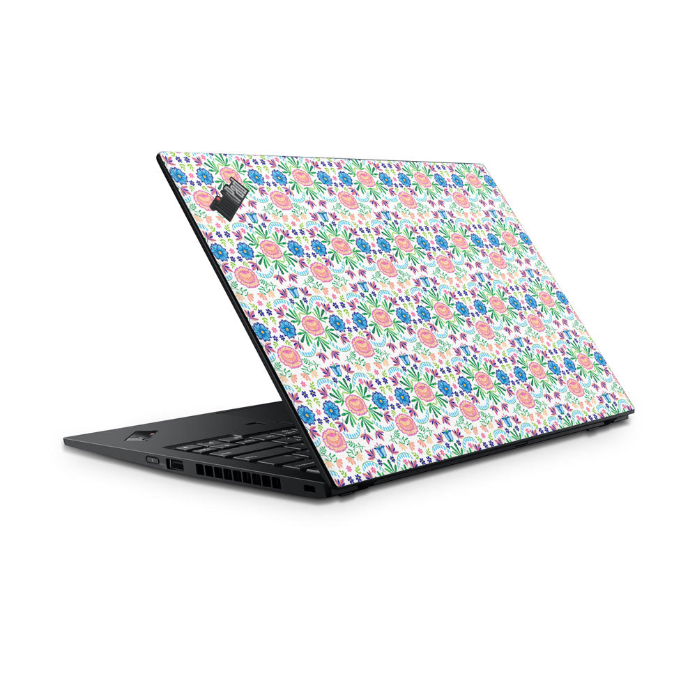 Flower Stitch Lenovo ThinkPad X1 Carbon G8 Skin