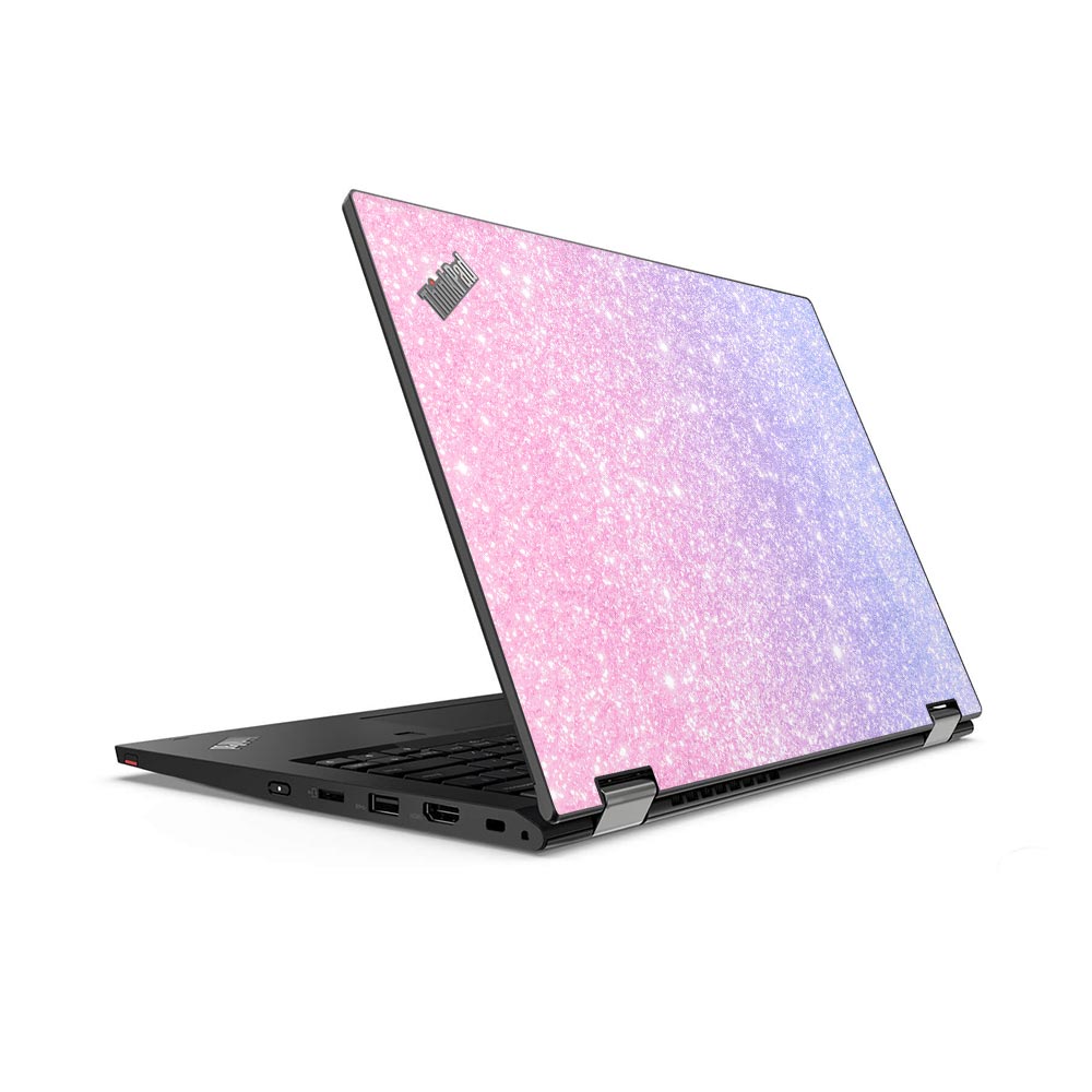 Ombre Pink Blue Lenovo ThinkPad L13 Yoga G2 Skin