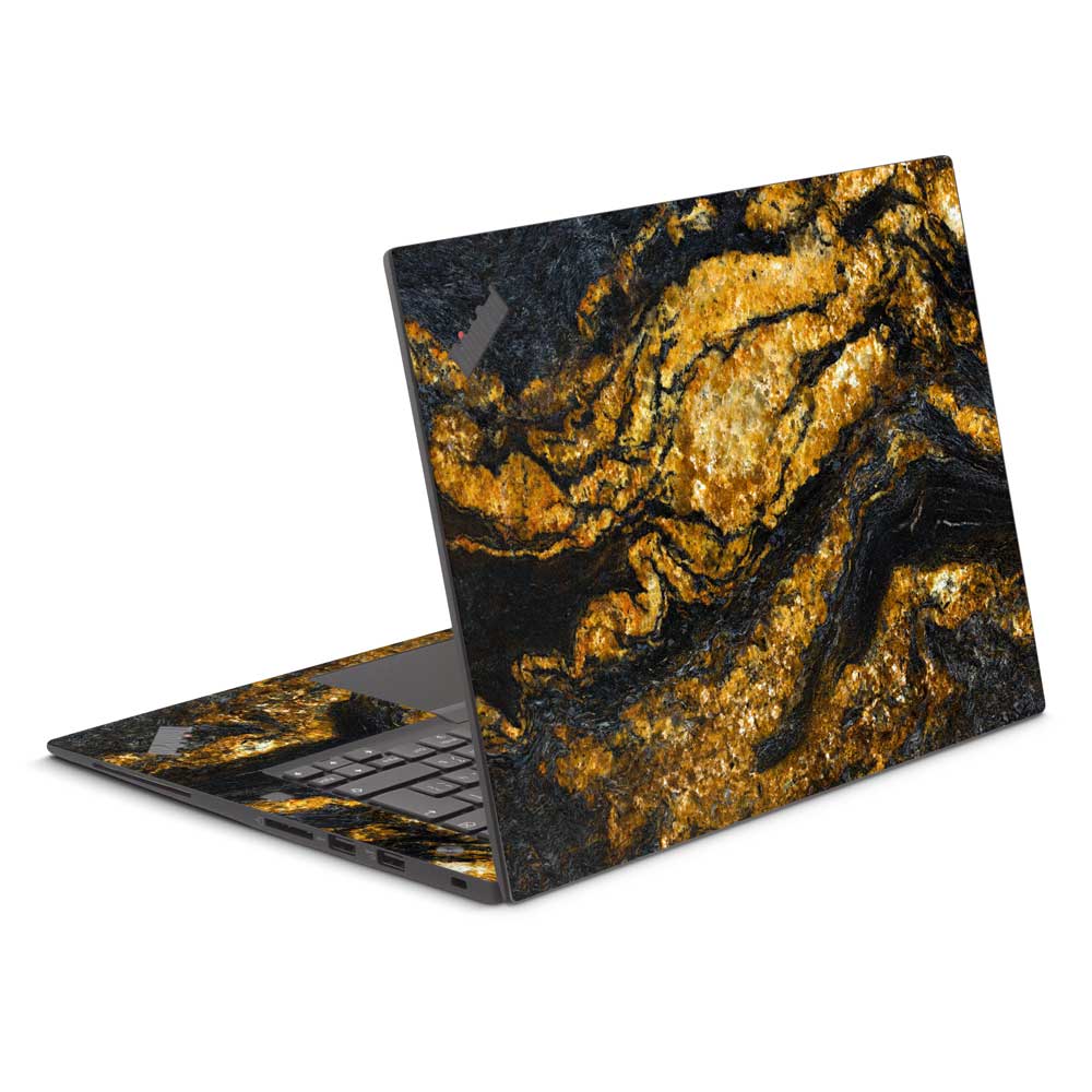 Black &amp; Gold Marble Lenovo ThinkPad Yoga X1 Extreme G2 Skin