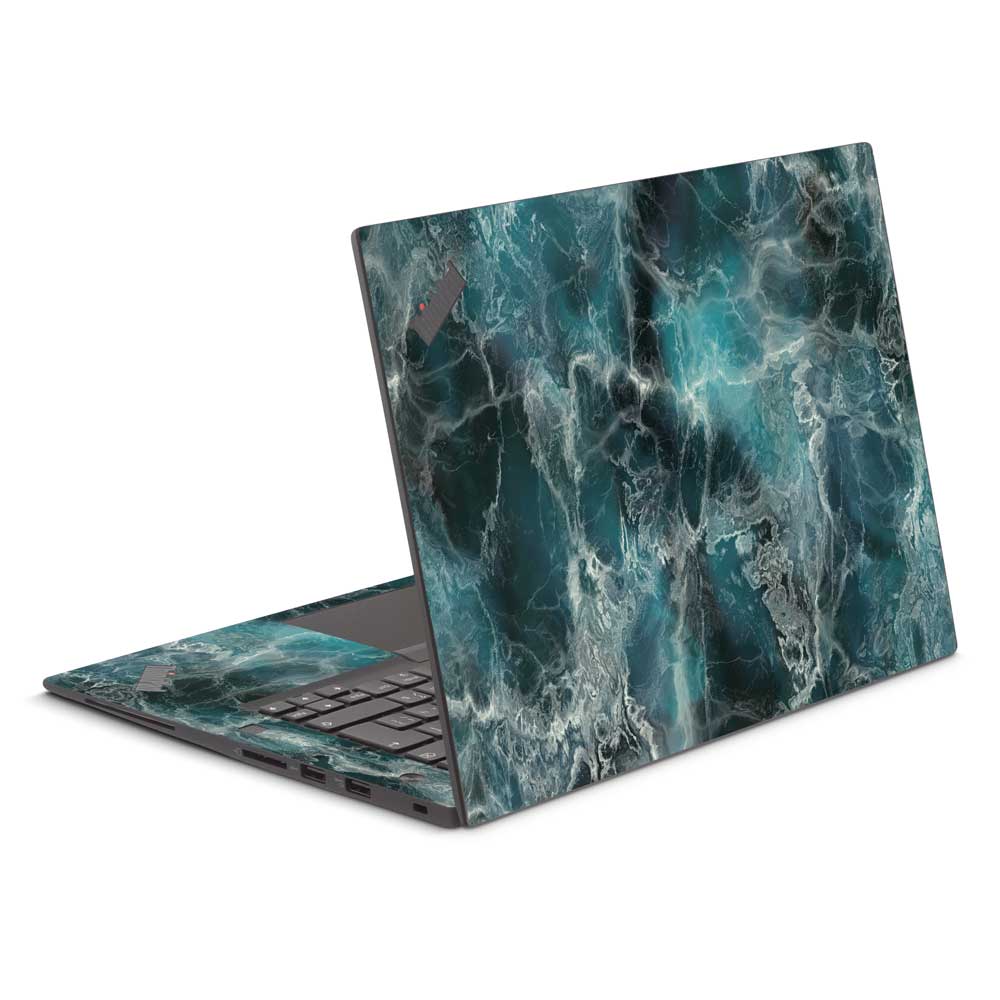 Blue Ocean Marble Lenovo ThinkPad Yoga X1 Extreme G2 Skin