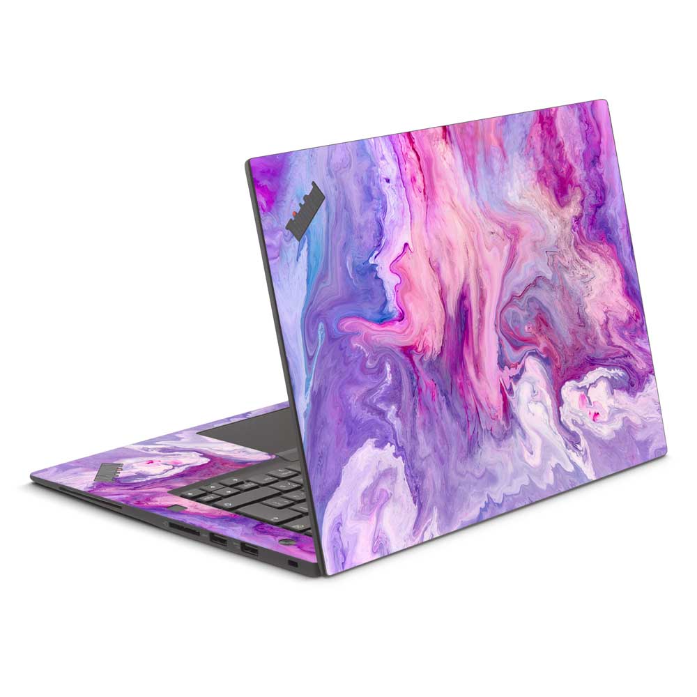 Purple Marble Swirl Lenovo ThinkPad Yoga X1 Extreme G2 Skin