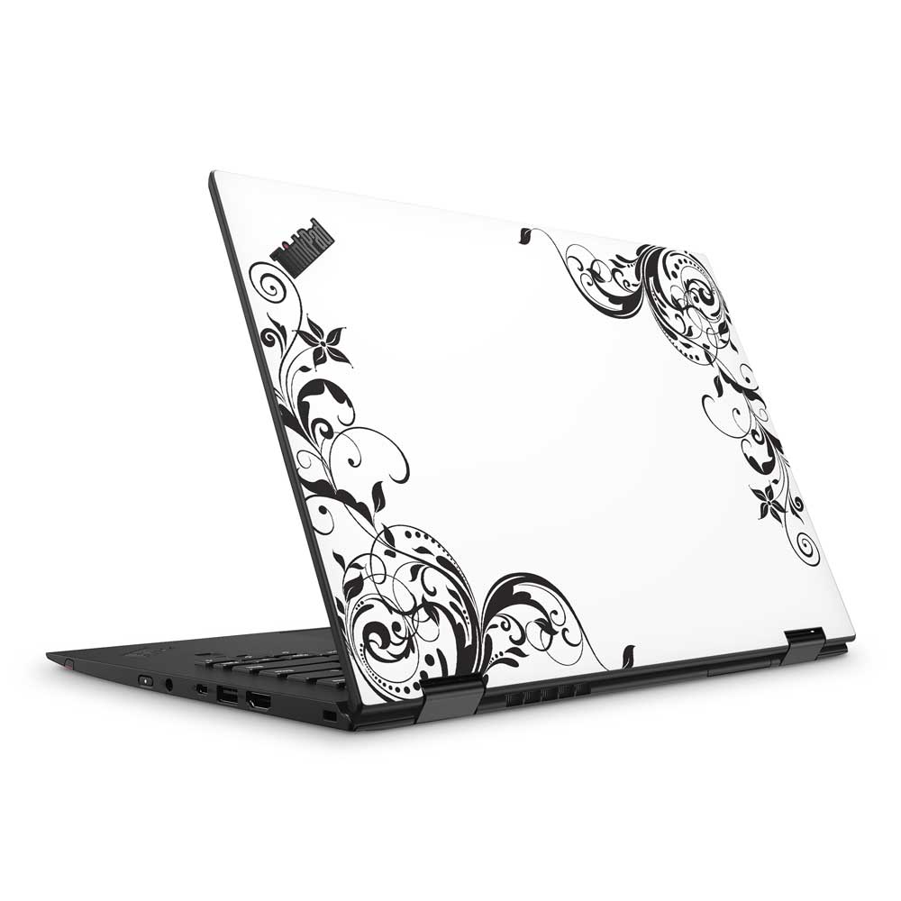 Floral Scroll Lenovo ThinkPad Yoga X1 G3 Skin