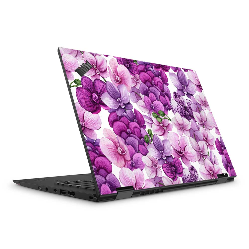 Orchid &amp; Lily Surprise Lenovo ThinkPad Yoga X1 G3 Skin