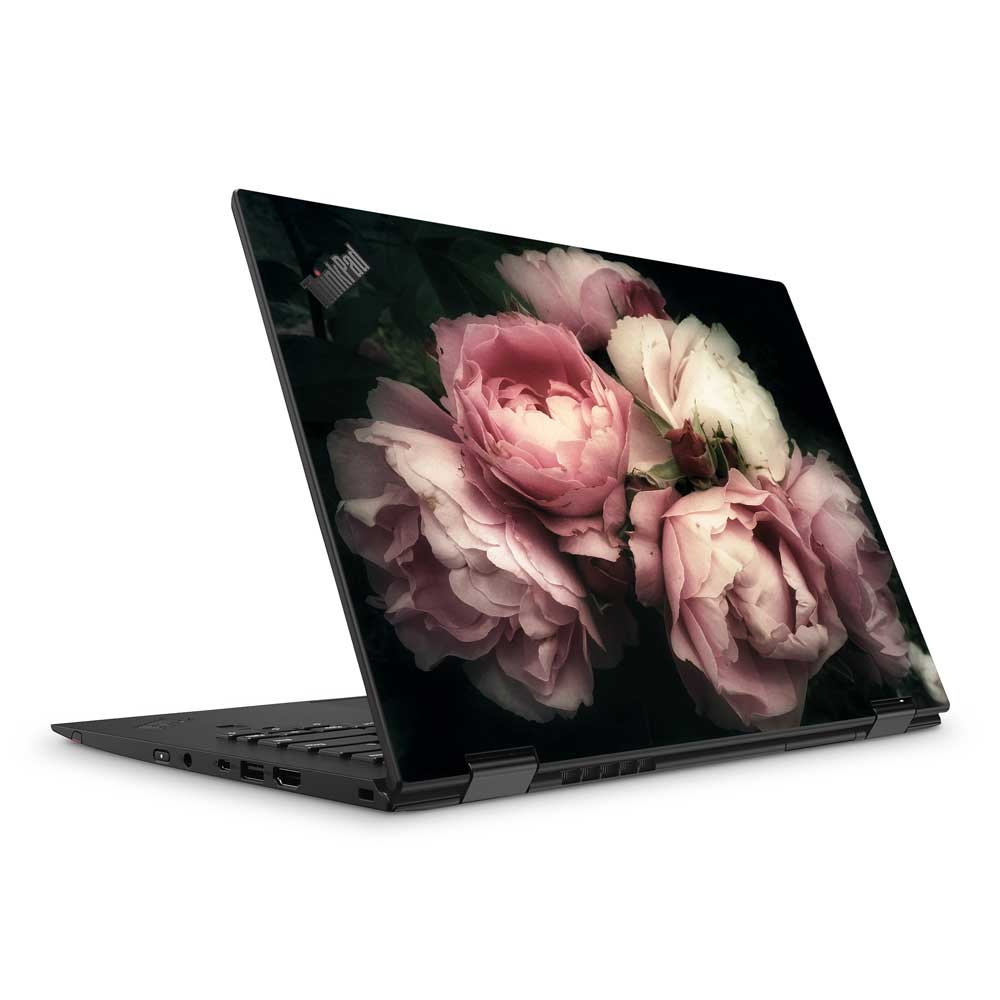 Blush Pink Roses Lenovo ThinkPad Yoga X1 G3 Skin