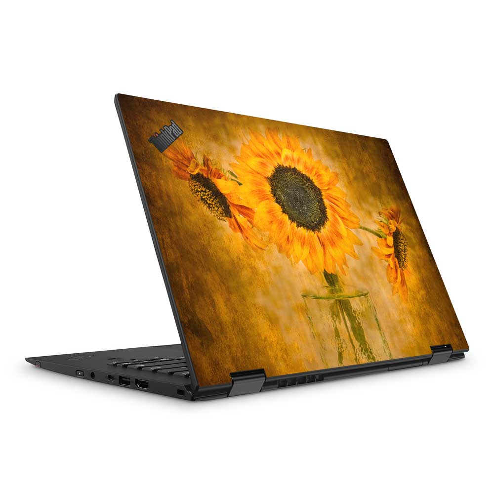 Sunflower Vase Lenovo ThinkPad Yoga X1 G3 Skin