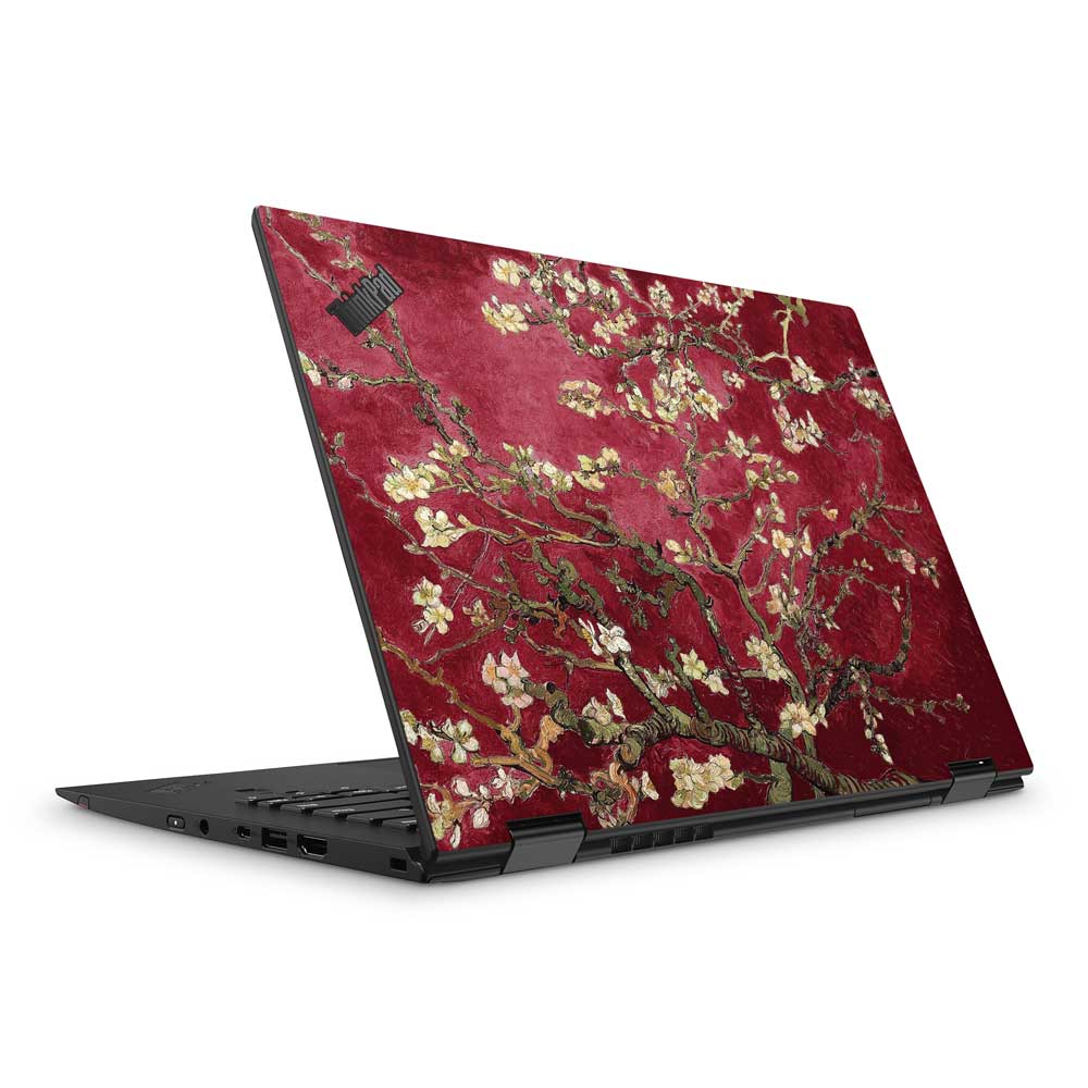 Red Blossoming Almonds Lenovo ThinkPad Yoga X1 G3 Skin