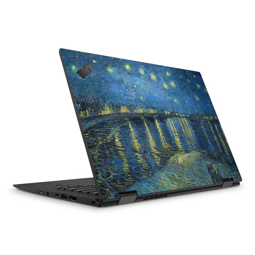 Starry Night over Rhone Lenovo ThinkPad Yoga X1 G3 Skin
