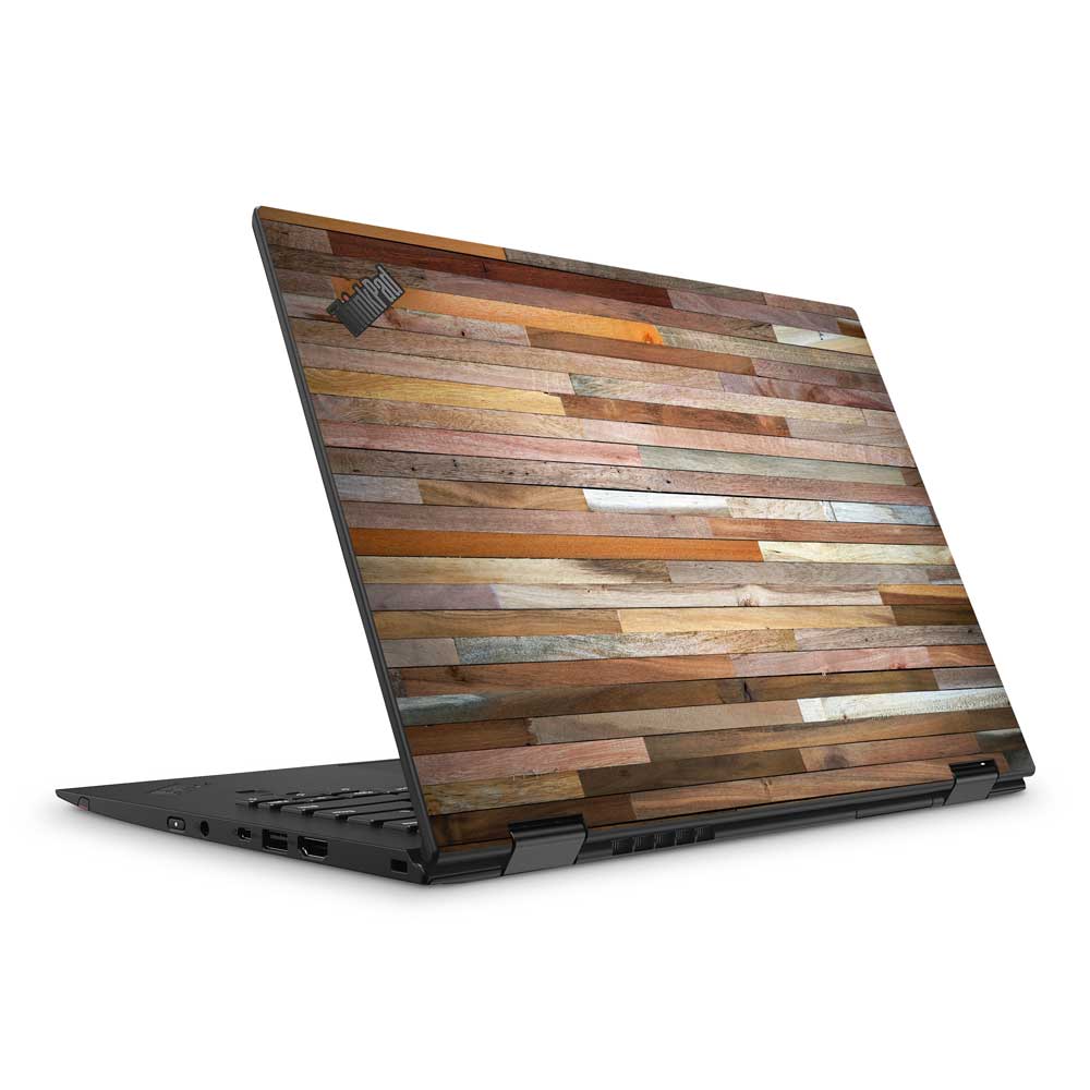 Eclectic Wood Panels Lenovo ThinkPad Yoga X1 G3 Skin