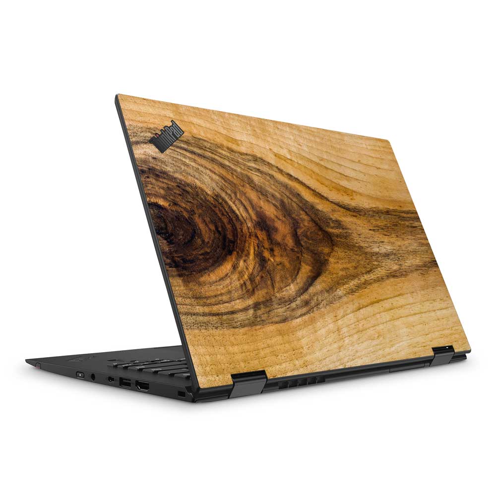 Natural Light Knotted Woodgrain Lenovo ThinkPad Yoga X1 G3 Skin