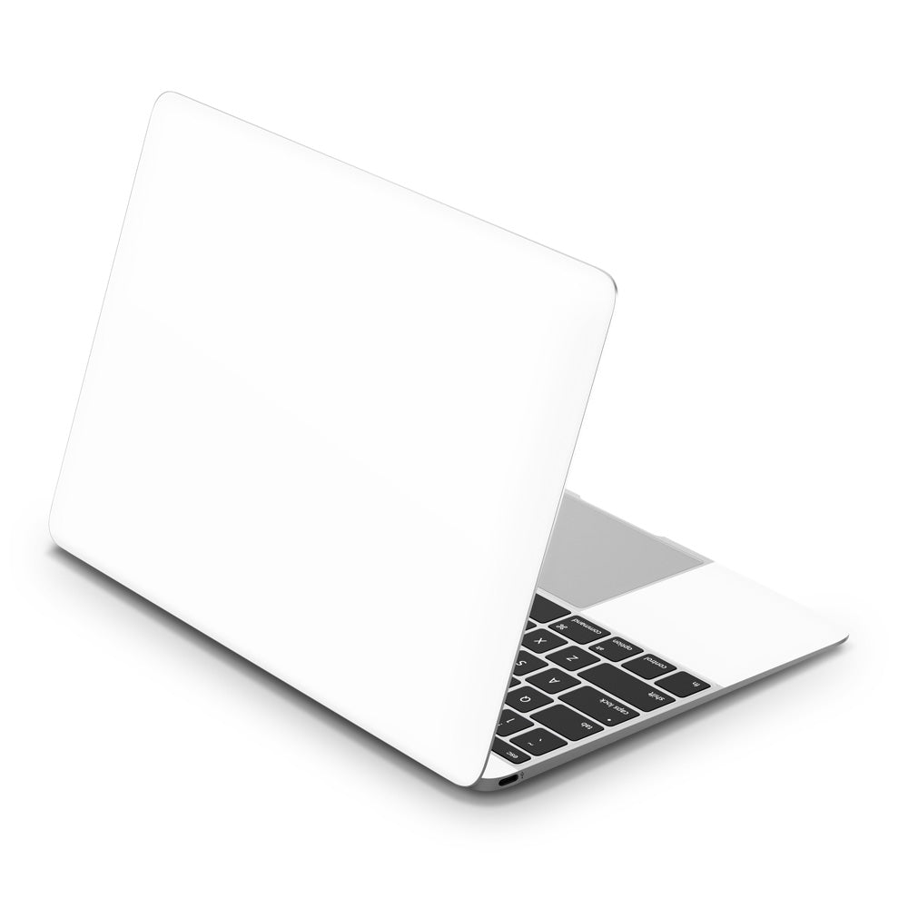 White MacBook 12 Skin