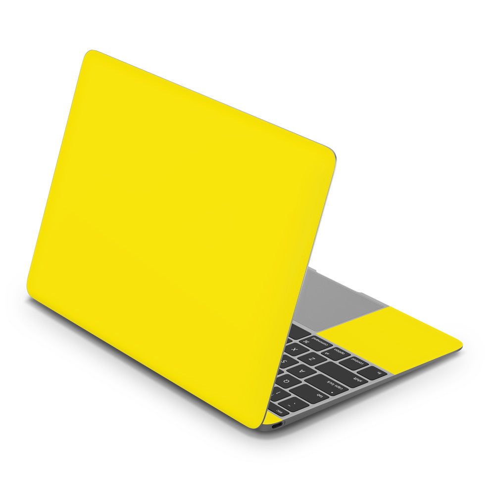 Yellow MacBook 12 Skin
