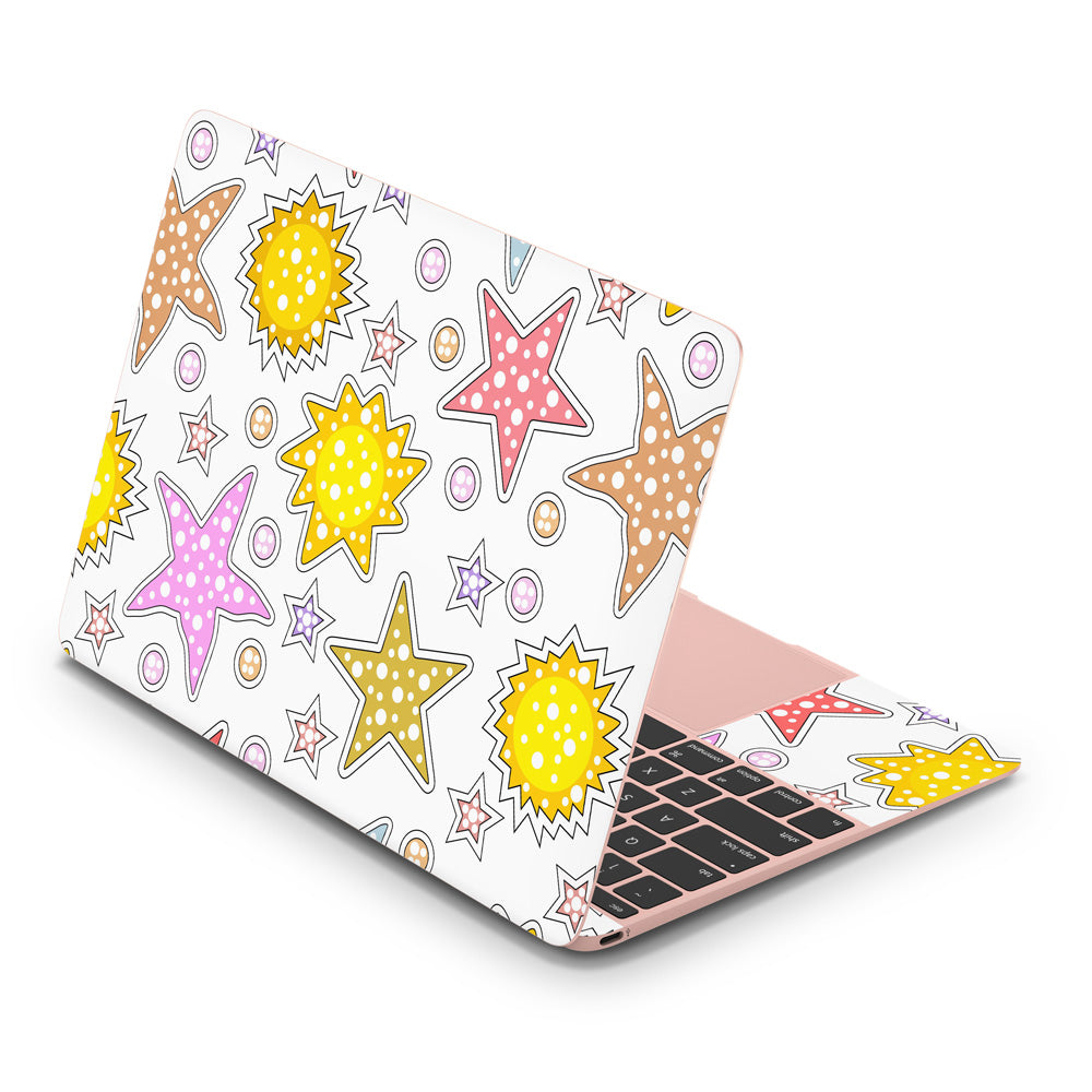 Summer Stars MacBook 12 Skin