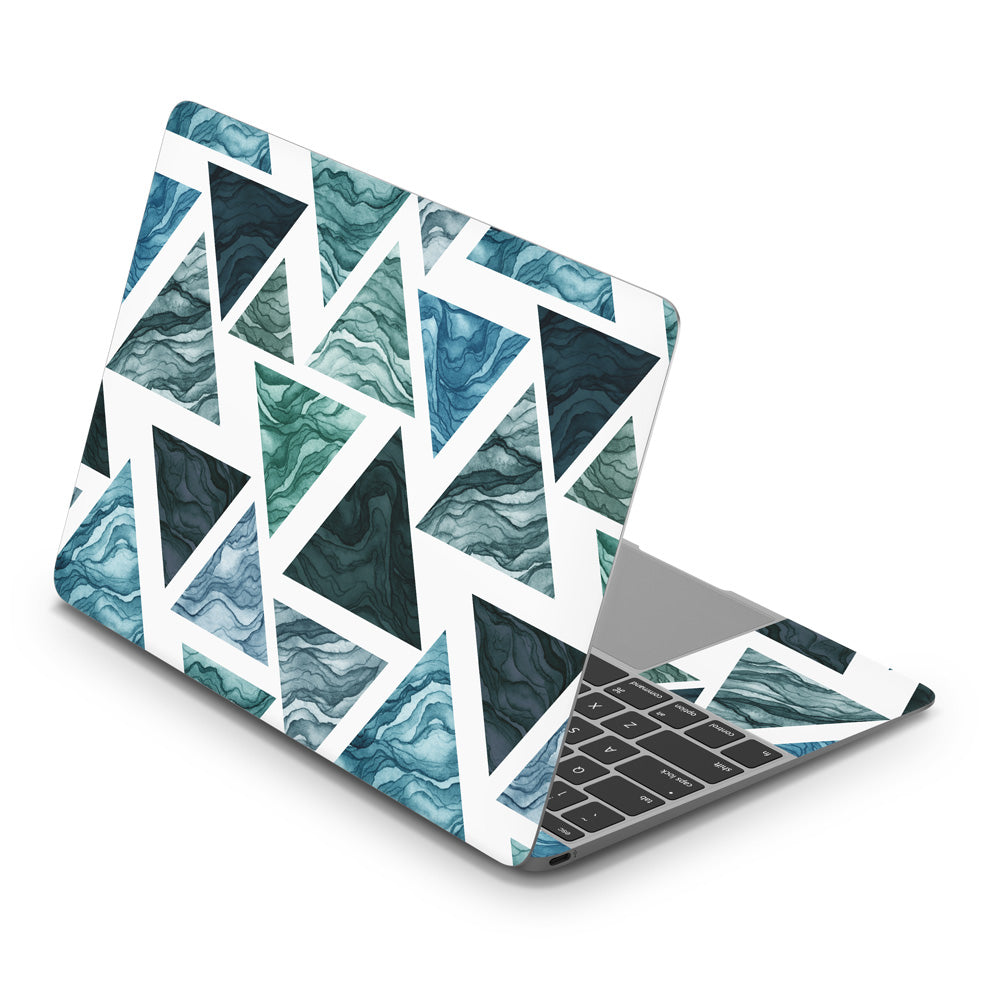 Watercolour Tri-Wave MacBook 12 Skin