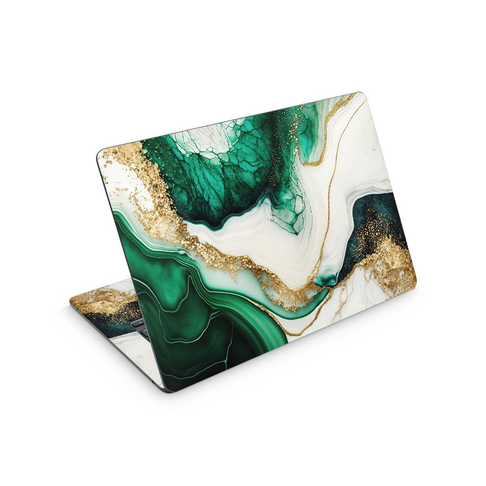 Green Abstract Marble MacBook Air 15 M2 (2023) Skin