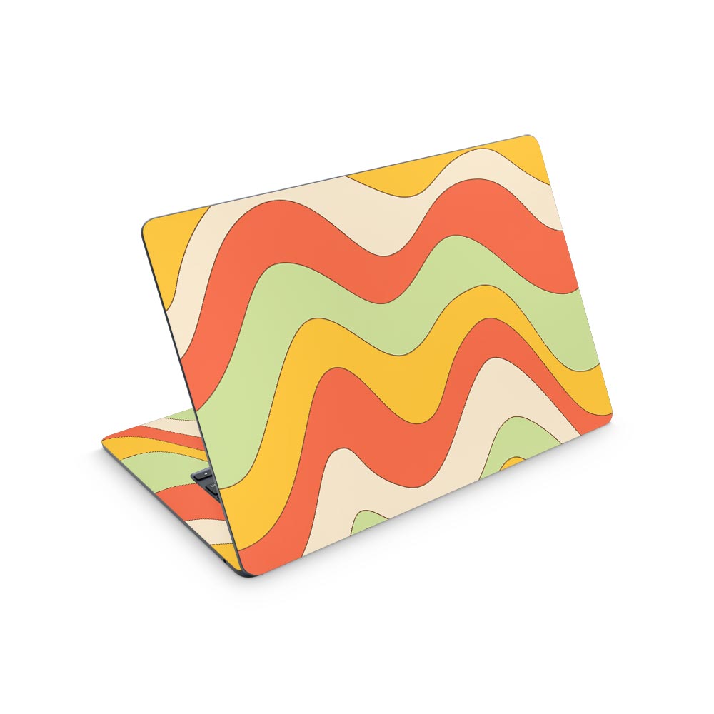 Retro Wavy MacBook Air 15 M2 (2023) Skin