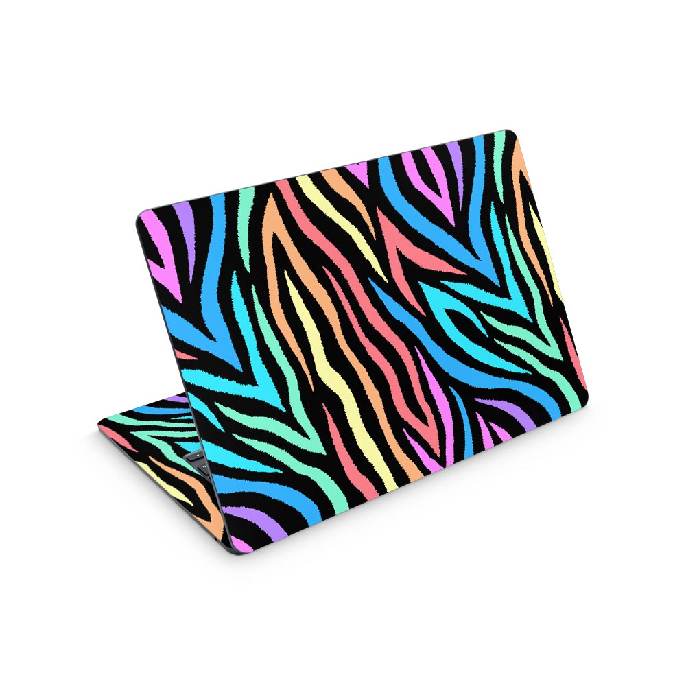 Rainbow Zebra MacBook Air 15 M2 (2023) Skin