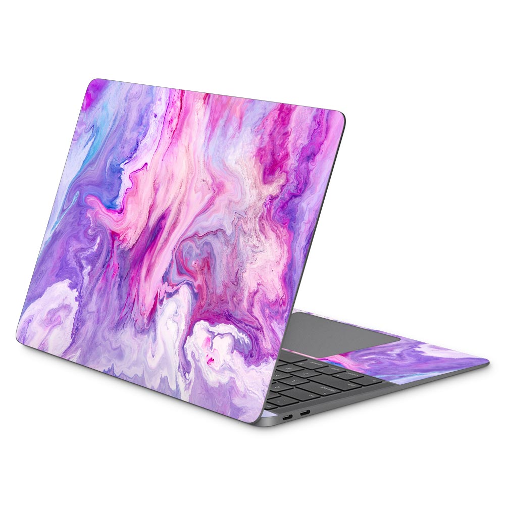 Purple Marble Swirl MacBook Air 13 Skin