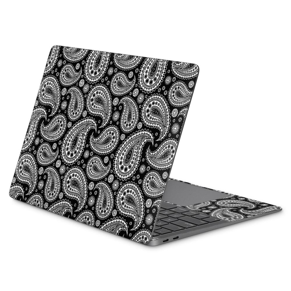 Black Paisley MacBook Air 13 (2018) Skin