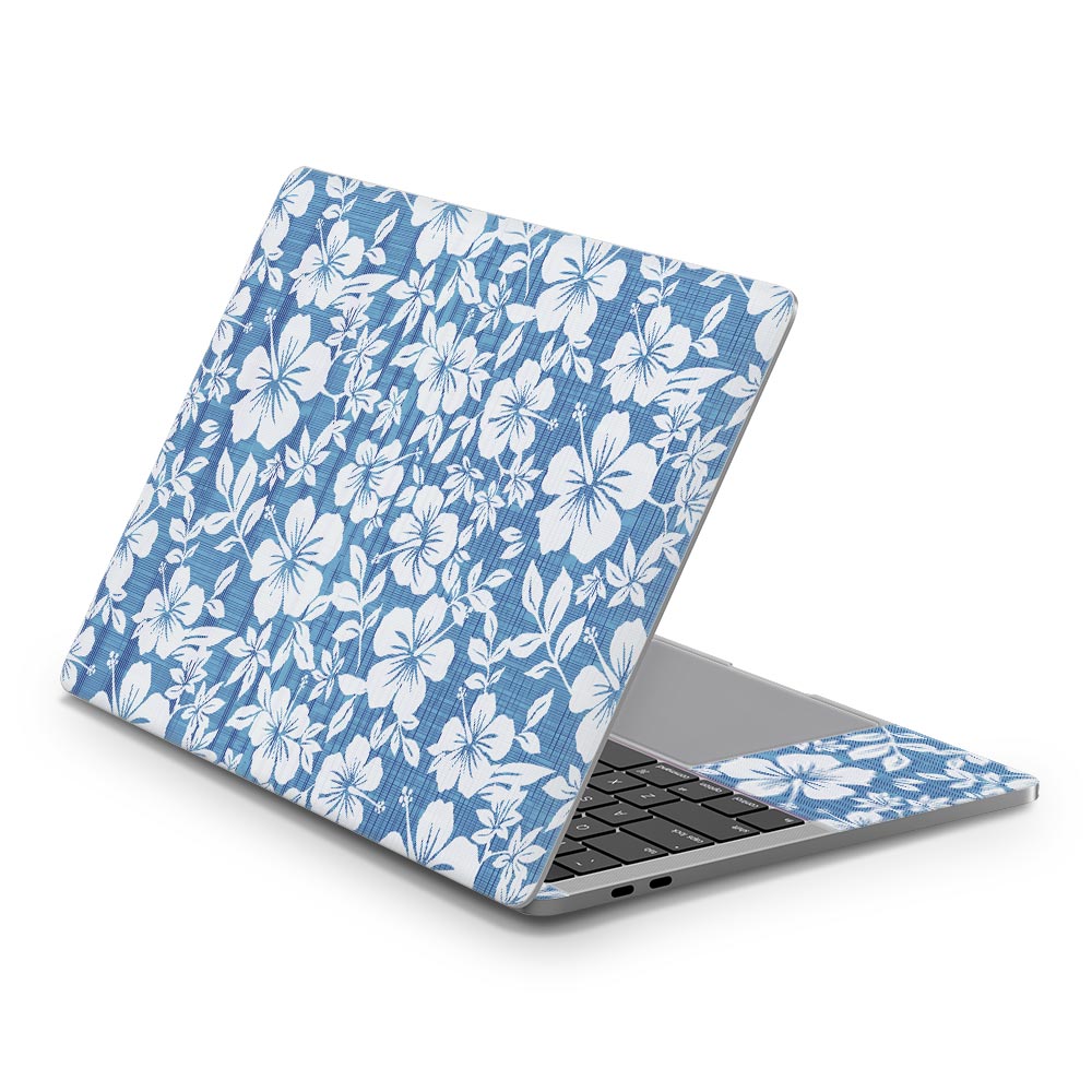Hibiscus Blue MacBook Pro 13 (2016) Skin