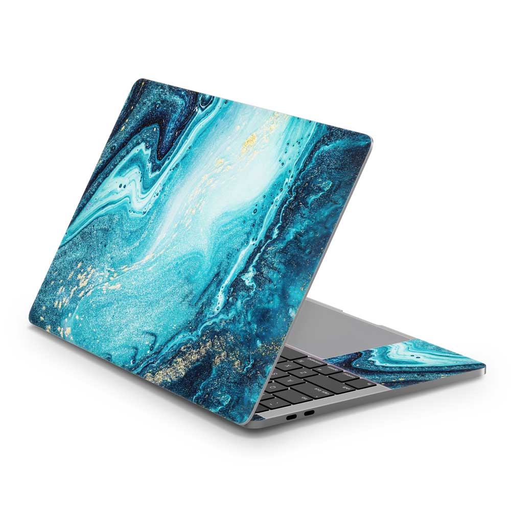 Blue River Marble - MacBook Pro 13 Skin