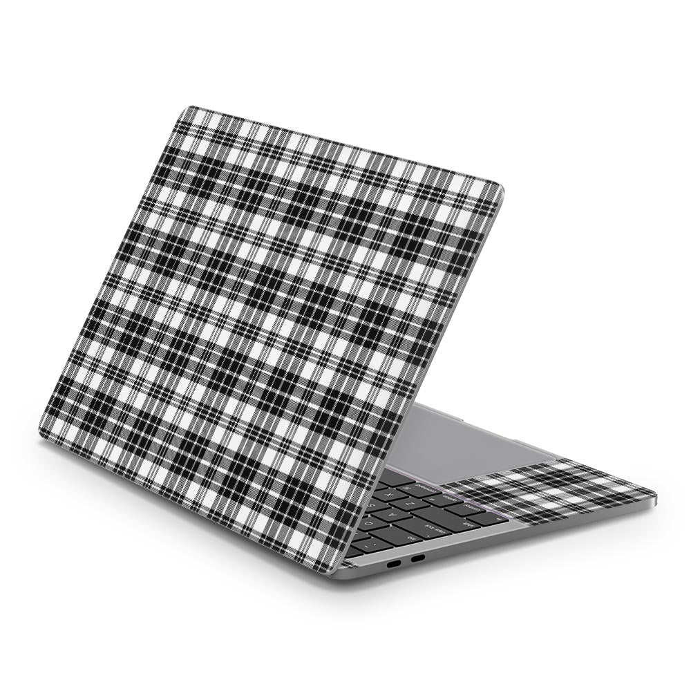 Black Plaid MacBook Pro 13 (2016) Skin