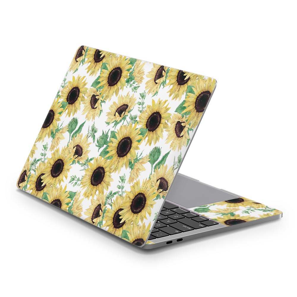 Watercolour Sunflowers MacBook Pro 13 (2016) Skin